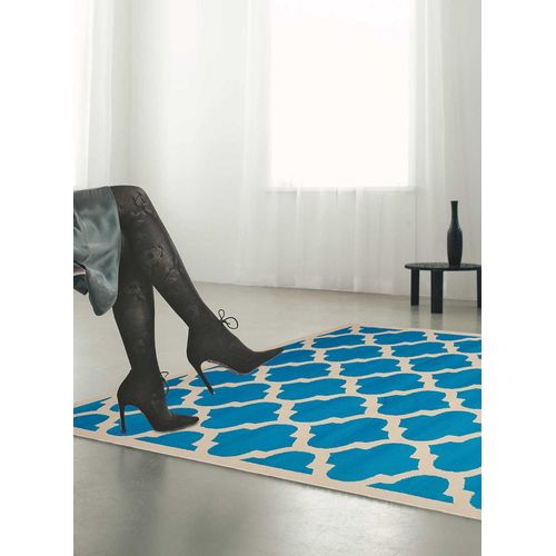 Tapis Chambre Bc Style Bleu 80 X 150 Cm Fabriqué En Europe Tapis De Salon Moderne Design Par Unamourdetapis