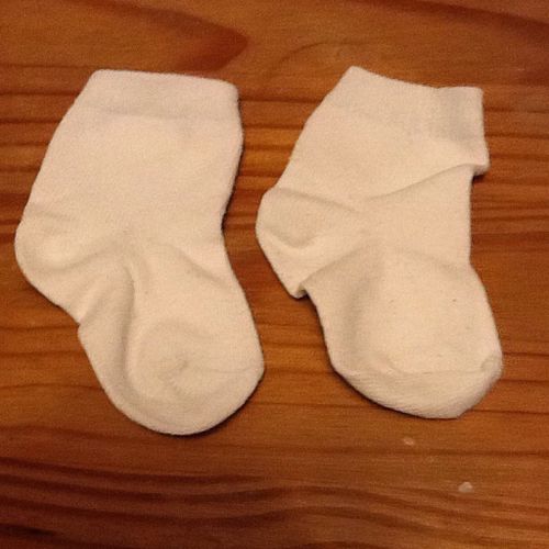 Chaussettes Bebe Blanche 1 Mois