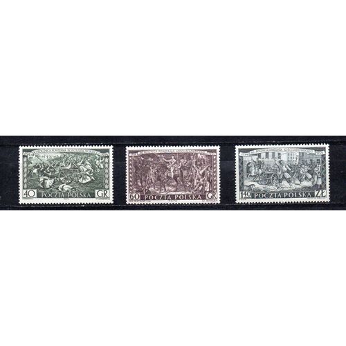 Pologne- Série De 3  Timbres  Neufs- Rébellion De Kosciusko De 1794- N°789/91
