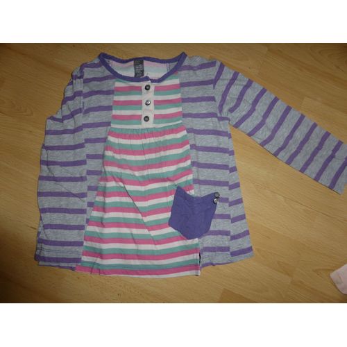 T-Shirt Zara Coton 4 Ans Multicolore