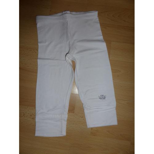 Legging Floriane Viscose 4 Ans Blanc 