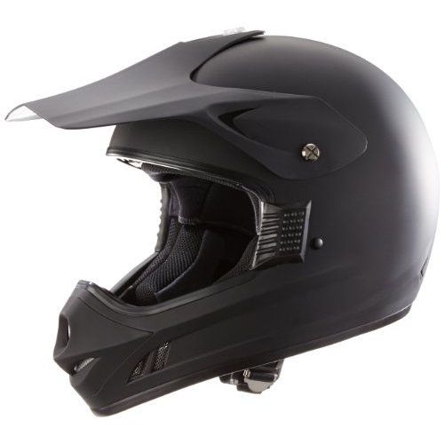 Protectwear Fba-H610-Ms-M Casque De Moto Cross Enduro, Noir, Taille M