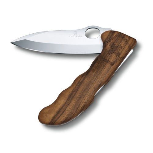 Victorinox Hunter Pro Bois Noyer - Couteau De Poche 13 Cm - Etui Nylon