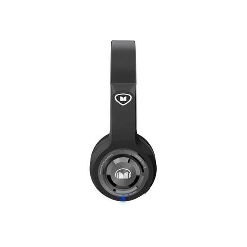 Monster Elements - Écouteurs avec micro - sur-oreille - Bluetooth - sans fil - noir ardoise