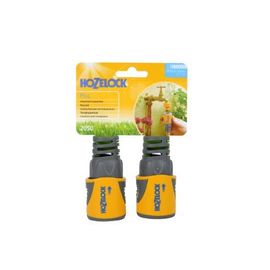 Hozelock - 2050 fin connecteur de tuyau pour 12,5 à  15 mm (1 / 2 à  & 5 / 8 po) pack tuyau twin - hoz2050av
