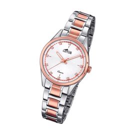 Lotus Montre Femme Analogique Montre Quartz Grace Bracelet En Acier Inoxydable Argent Cuivre Or Rose Ul18386/2
