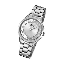 Lotus Montre Femme Analogique Montre Quartz Trendy Bracelet En Acier Inoxydable Argent Ul18395/1