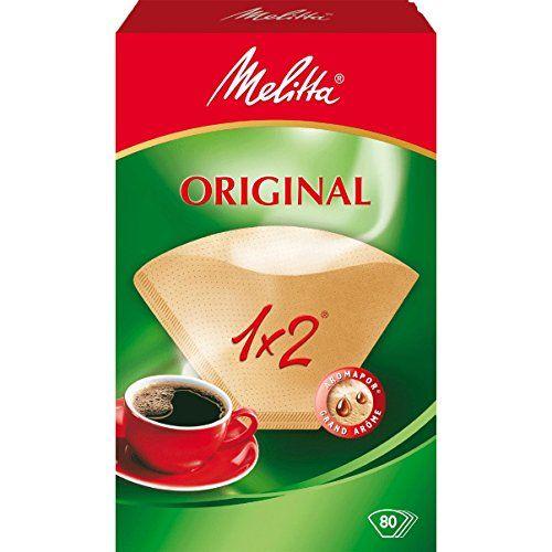 Melitta Original 80 Filtres À  Café 1 X 2, Brun , Lot De 6