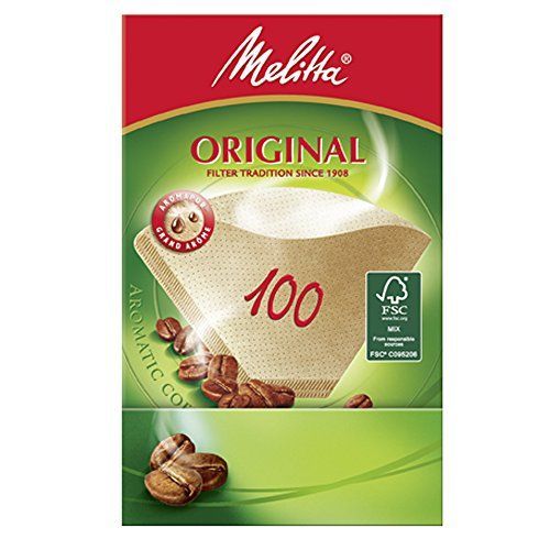 Melitta Filtres De Papier 100/40, Couleur  : Marron Naturel