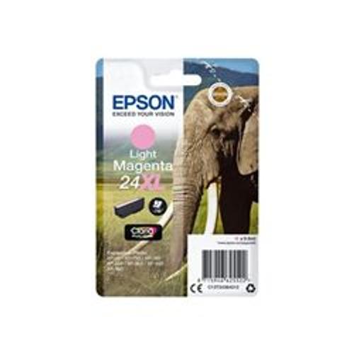 Epson 24XL - 9.8 ml - taille XL - magenta clair - originale - cartouche d'encre - pour Expression Photo XP-55, 750, 760, 850, 860, 950, 960; Expression Premium XP-750, 850