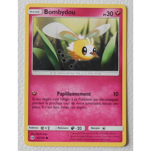 Carte Pokemon Bombydou 92/149 Soleil Et Lune