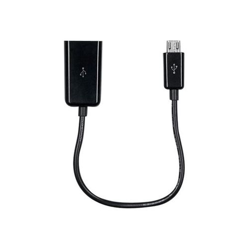 D2 Diffusion - Adaptateur USB - Micro-USB de type B (M) pour USB (F) - USB 2.0 - 15 cm - noir