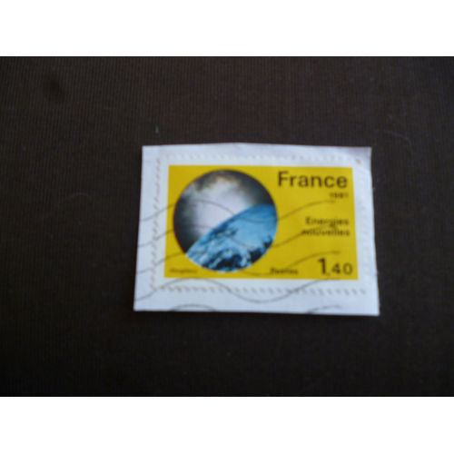 Timbre France 1981:Énergies Nouvelles.