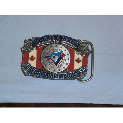 Boucle De Ceinture Numérotée Siskiyou Des Blue Jays Champions 1993 Mlb