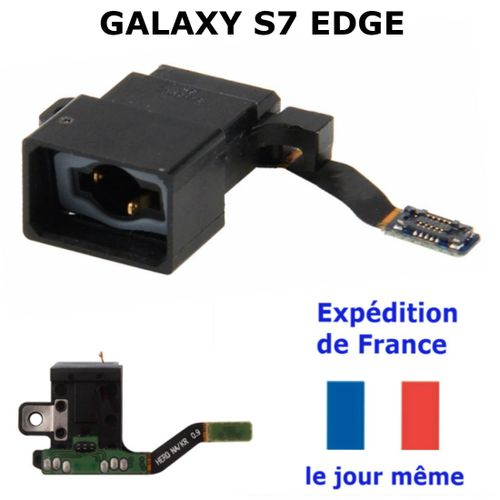 Prise Audio Jack Samsung Galaxy S7 Edge Nappe Flex Prise Casque Sm-G935f