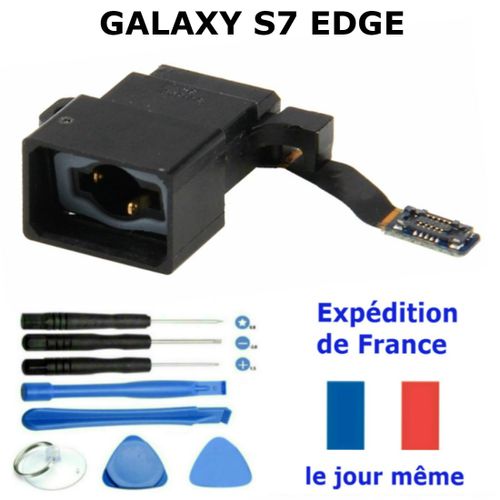 Prise Audio Jack Samsung Galaxy S7 Edge Nappe Flex Prise Casque Sm-G935f + Kit 8 Outils