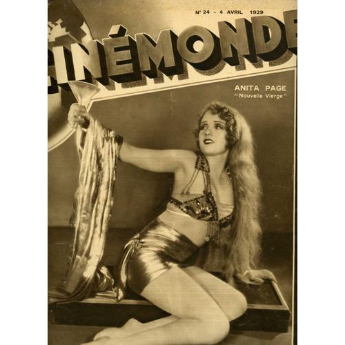 Cinemonde N°24 Du 4 Avril 1929 : Anita Page, Tsarevitch, Dolly Davis, Elstree, 