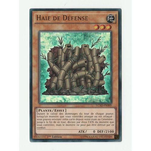 Yu-Gi-Oh! - Lc5d-Fr089 - Haie De Défense - Ultra Rare
