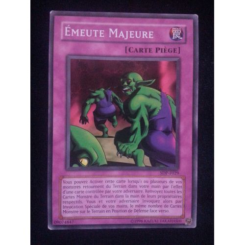 Emeute Majeure (Sdp-F029) - Commune - Yu-Gi-Oh!