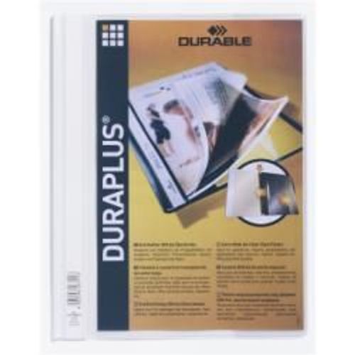 Durable Duraplus - Chemise Pour Rapports - A4 - Blanc