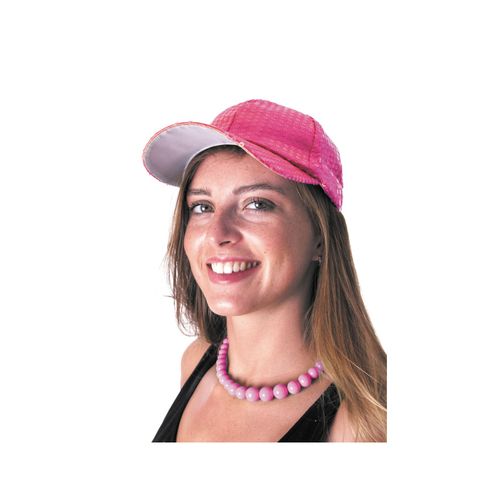 Collier Grosses Perles Roses Adulte Taille Unique
