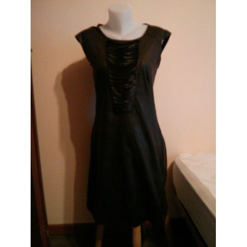 Robe Patrice Bréal Polyester 42 Marron