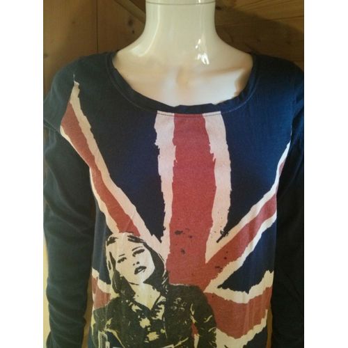 T-Shirt Pepe Jeans Coton M Bleu Foncé