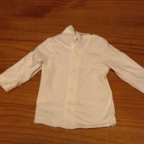Polo Pour Bebe Blanc 3 Mois