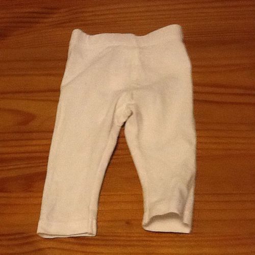 Pantalon Ete Bebe Blanc 3 Mois