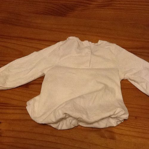 Tee Shirt Blanc Sintre 3 Mois Pour Bebe