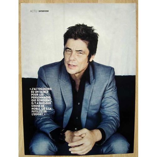 Studio Ciné Live N°77 - Coupure De Presse - Benicio Del Toro