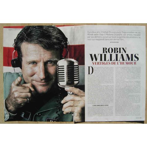 Studio Ciné Live N°79 - Coupure De Presse - Robin Williams
