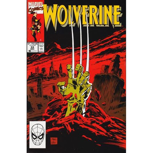 Wolverine # 33 ( V.O. 1990 ) ** Marc Silvestri / Dan Green **