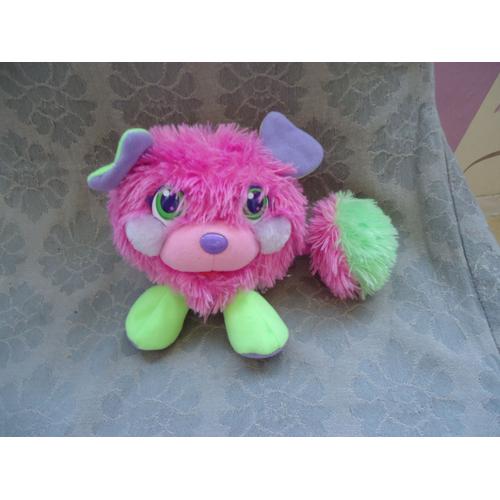 Popples En Peluche Petit Balle Rose Vintage Mattel 14 Cm