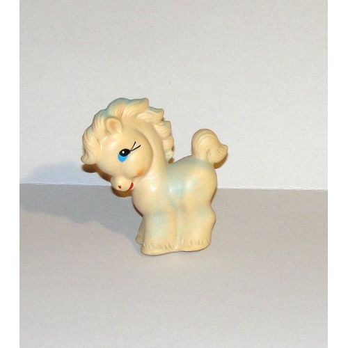 Figurine Cheval Ancien Pouet Pouet Petit Poney Rare