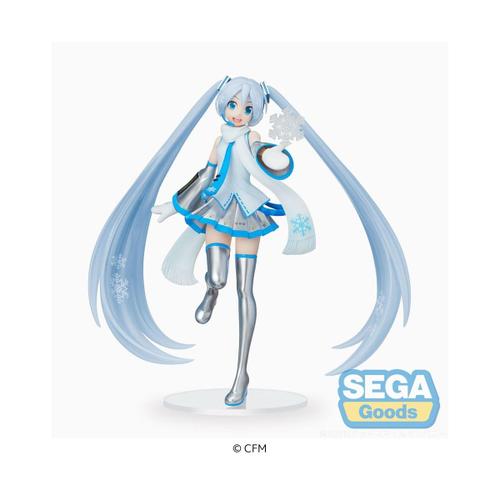 Hatsune Miku - Statuette Luminasta Snow Miku Sky Town Ver. 22 Cm