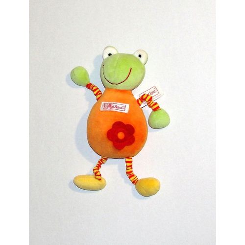 Doudou Grenouille Sigikid D'eveil Peluche Animal Hochet Pouet