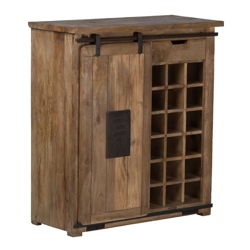 Armoire Avec Embouteilleur Pour 18 Bouteilles En Bois De Manguier Uain Bois De Mangue