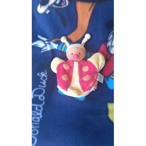 Doudou Coccinelle Jaune Rouge Orange Marionnette Un Rêve De Bébé Cmp 