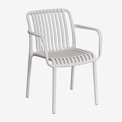 Pack De 4 Chaises De Salle À Manger Avec Accoudoirs Wendell Gris