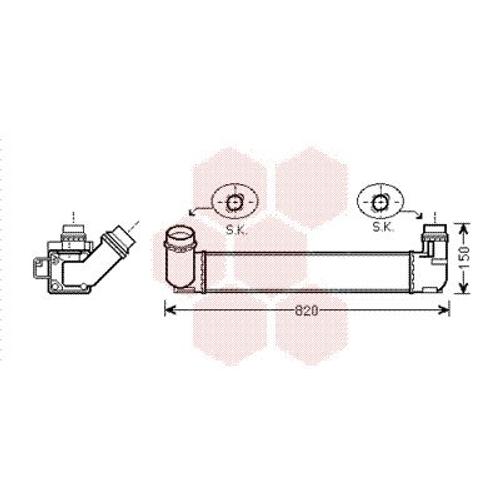 Turbocooler. Pour: Renault Megane  09+. Référence Constructeur: 144964990r