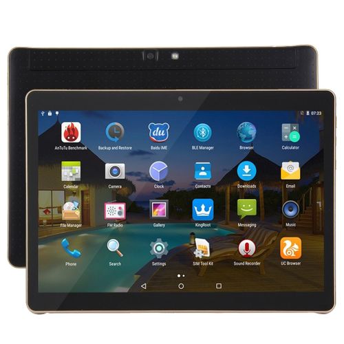 Tablette Tactile 10 Pouces 3G Android Octacore 2.6Ghz 32 Go Double Sim Noir + SD 4Go YONIS