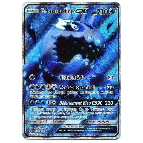 Froussardine Gx 133/145 - Pokemon - Soleil Et Lune Gardiens Ascendants - Full Art 