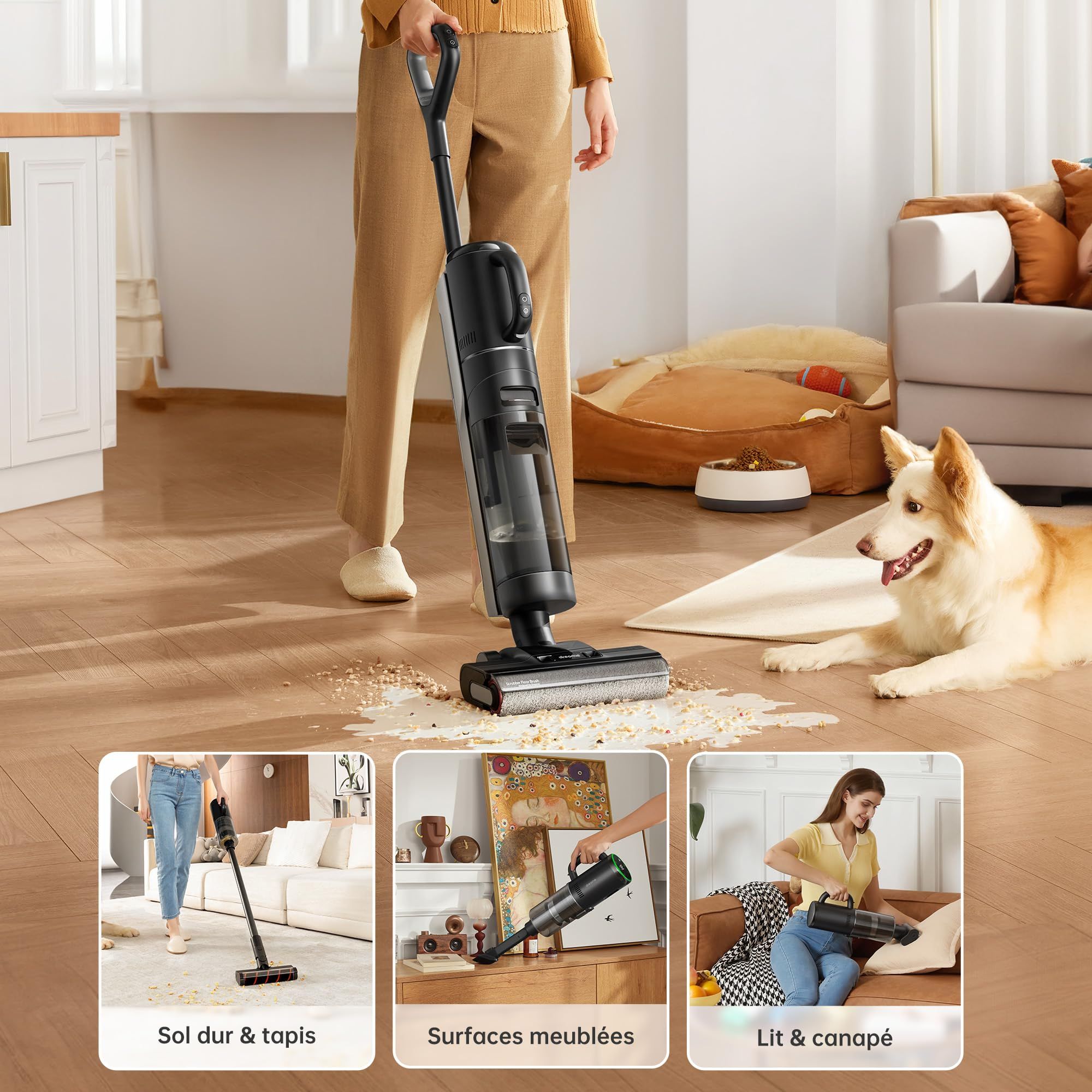 Aspirateur eau et poussire H12 dual noir - 2