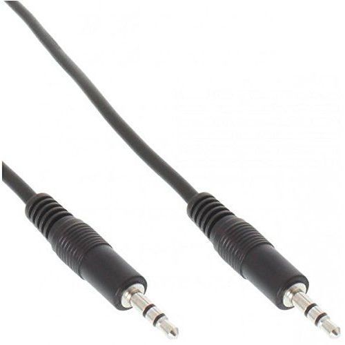 InLine câble jack-jack 3,5 mm vers prise jack 3,5 mm mâle/mâle - 1,5  m noir