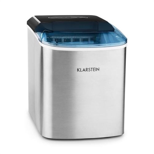 Klarstein On-The-Rocks Machine à  glaà§ons LED 12kg / 24h réservoir 2,1L inox
