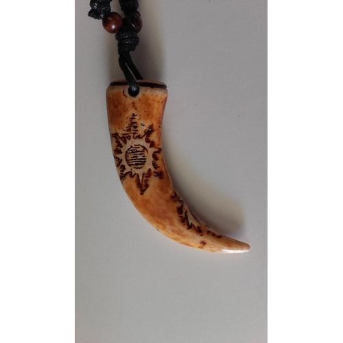 Pendentif Tribal-Griffe Ours Claire-Tendance Vintage-Artisanal