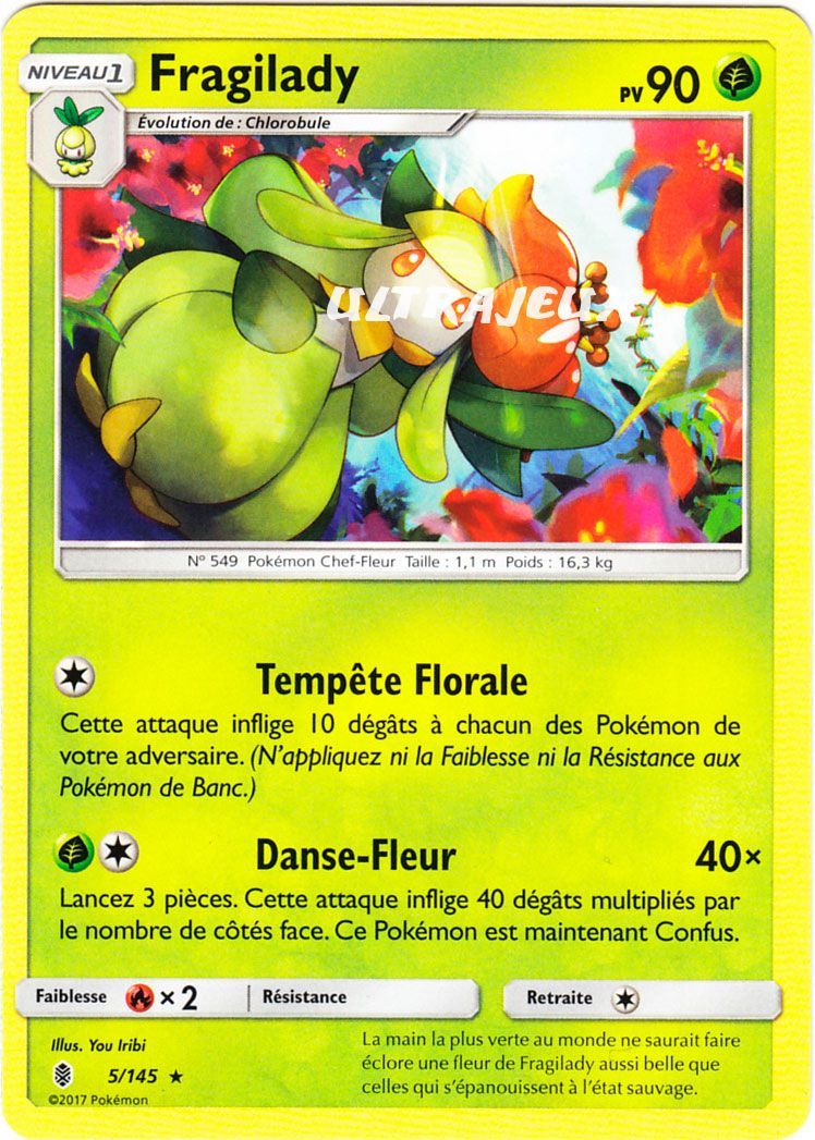 Pokémon - 5/145 - Fragilady - Sl2 - Soleil Et Lune - Gardiens Ascendants - Rare