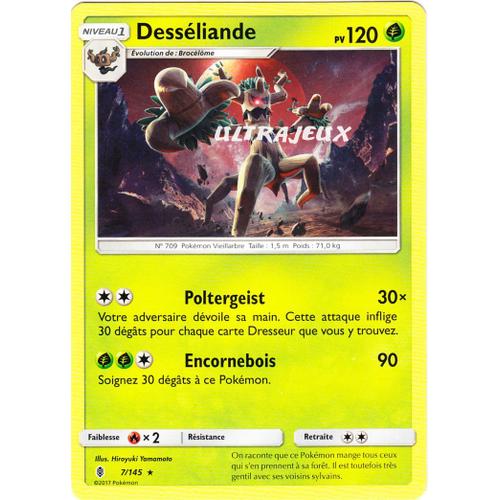 Pokémon - 7/145 - Desséliande - Sl2 - Soleil Et Lune - Gardiens Ascendants - Rare