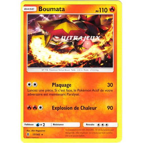 Pokémon - 17/145 - Boumata - Sl2 - Soleil Et Lune - Gardiens Ascendants - Rare